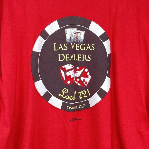 VTG ALORE Mens 2XL Red Short Sleeve T-Shirt Graphic tee - Picture 6 of 13